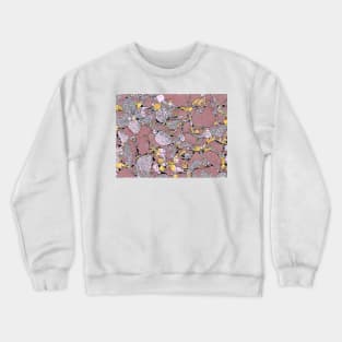 Salmon Stones Crewneck Sweatshirt